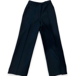 ADEKAN pinstripes black pants Sz XS